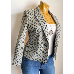 Nine West Multi Color Blazer Womens